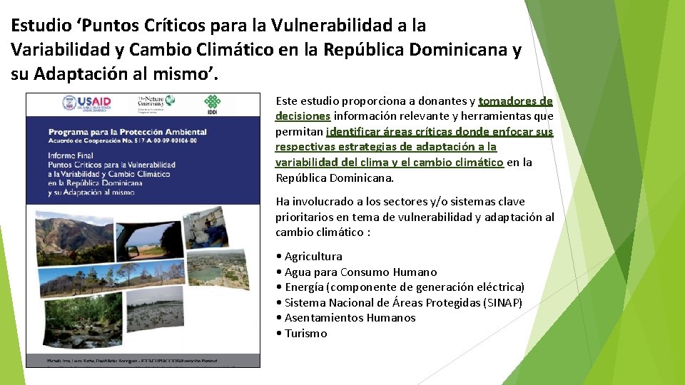 Plan Nacional de Mitigacin y Adaptacin al Cambio