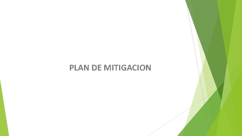 Plan Nacional de Mitigacin y Adaptacin al Cambio