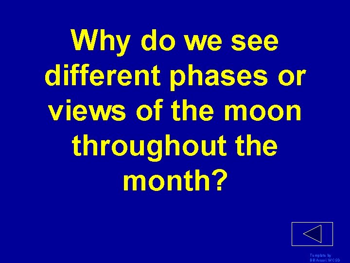 Why do we see different phases or views of the moon throughout the month?