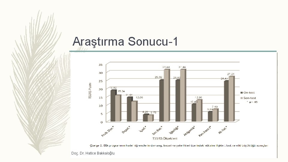 Araştırma Sonucu-1 Doç. Dr. Hatice Bakkaloğlu 