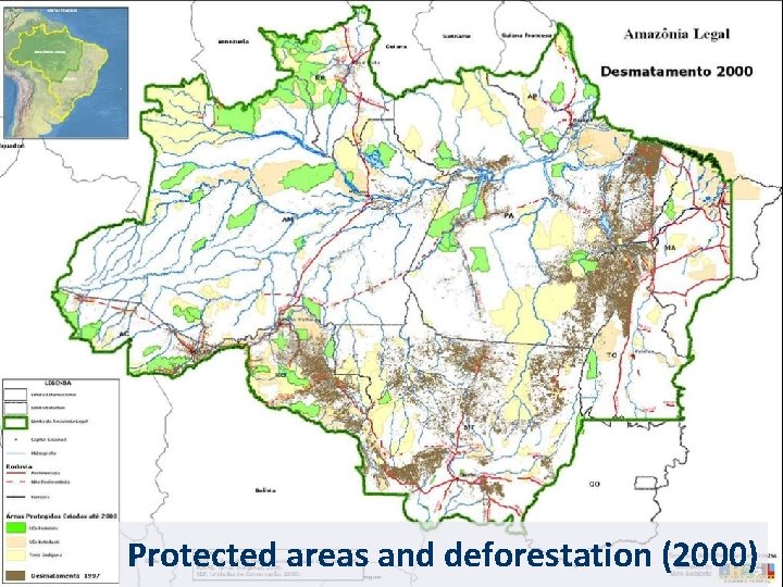 Protected areas and deforestation (2000) 