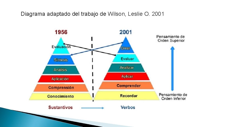 Diagrama adaptado del trabajo de Wilson, Leslie O. 2001 