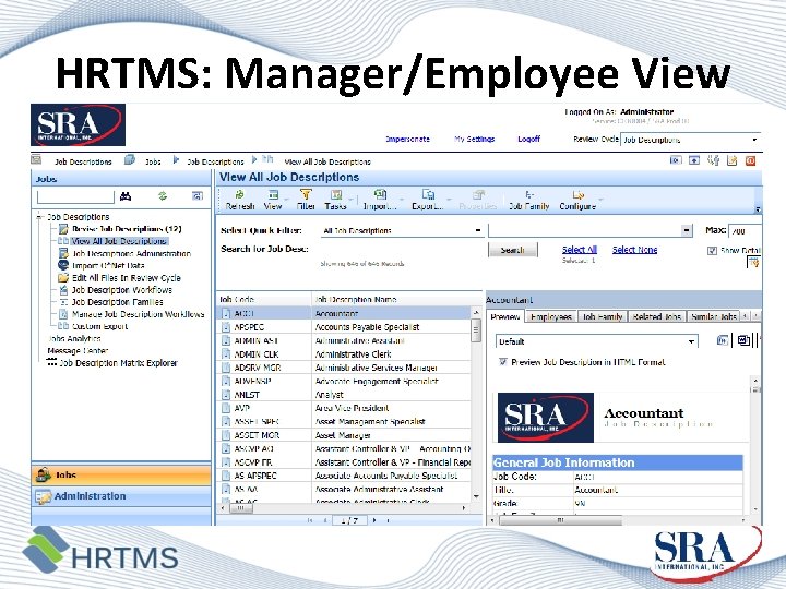 HRTMS: Manager/Employee View 