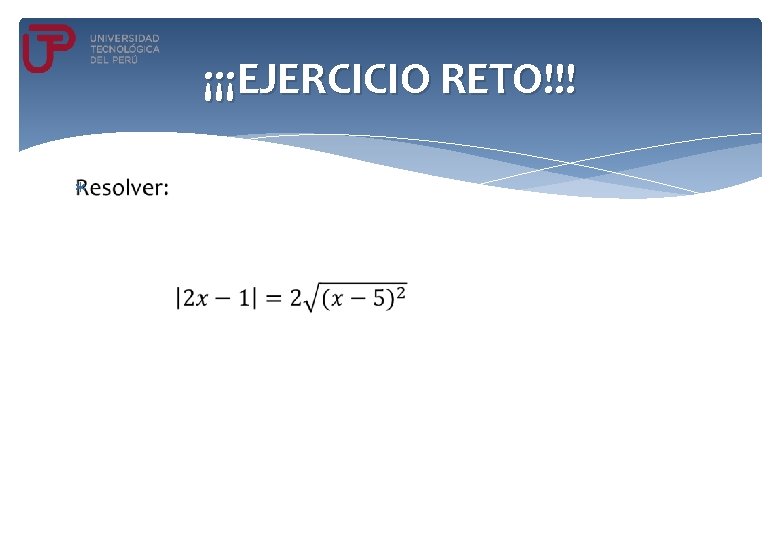 ¡¡¡EJERCICIO RETO!!! 