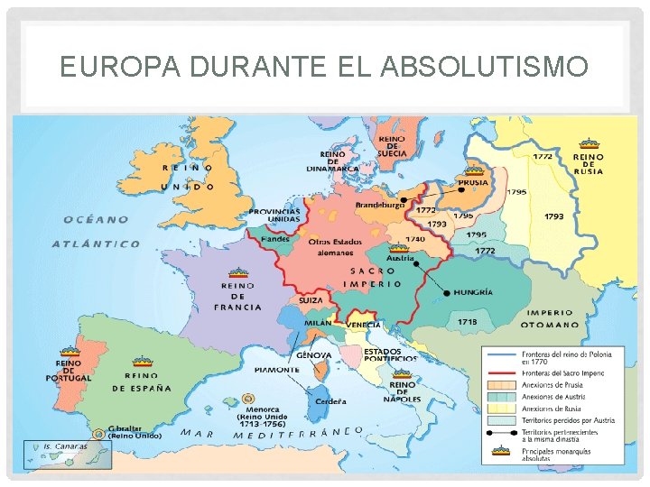 EUROPA DURANTE EL ABSOLUTISMO 