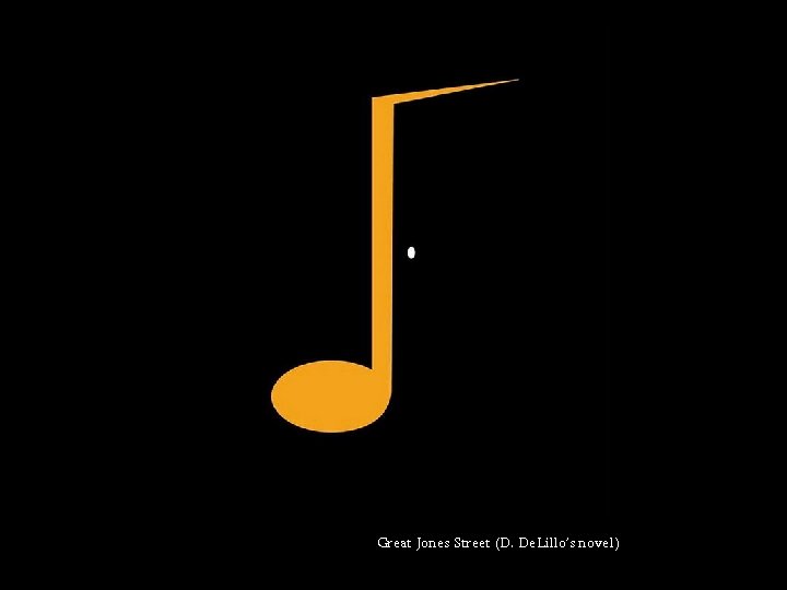 Great Jones Street (D. De. Lillo’s novel) 
