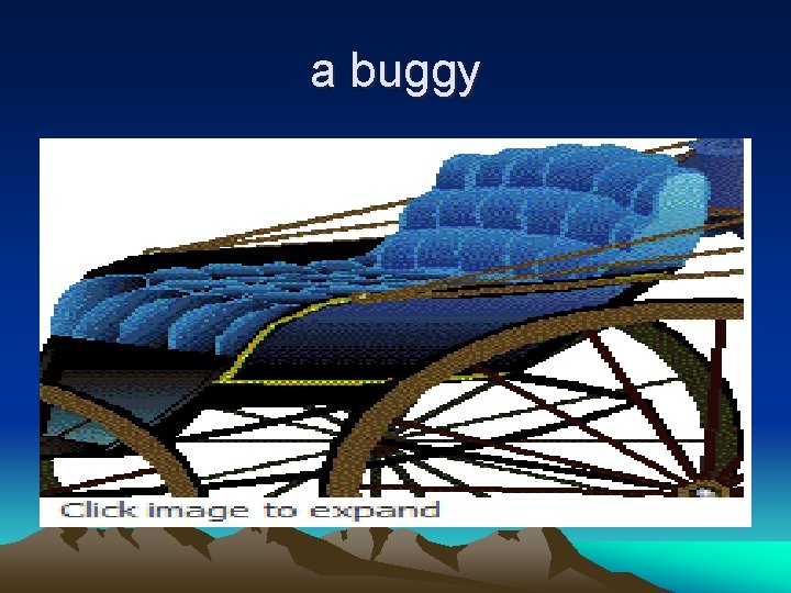 a buggy 