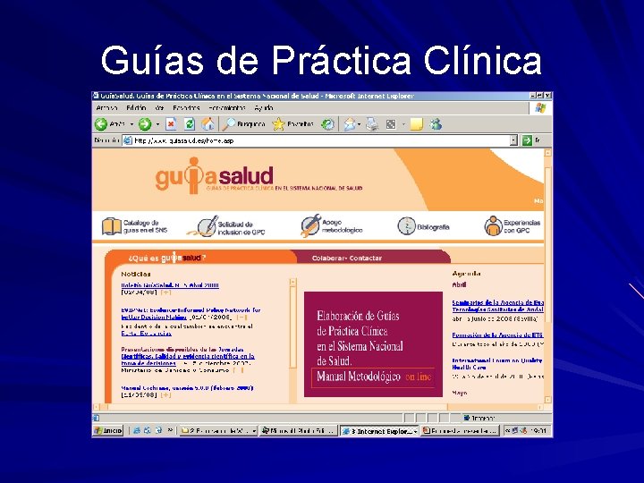 Guías de Práctica Clínica 