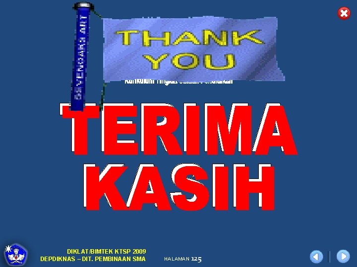 DIKLAT/BIMTEK KTSP 2009 DEPDIKNAS – DIT. PEMBINAAN SMA HALAMAN 125 