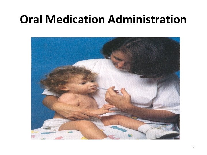 Oral Medication Administration 14 Oral Medication Administration 14