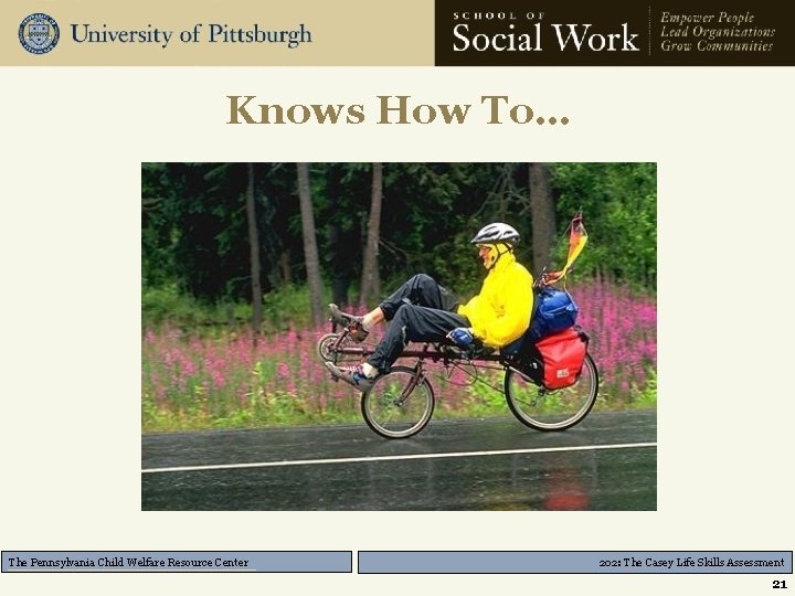 Knows How To… The Pennsylvania Child Welfare Resource Center 202: The Casey Life Skills