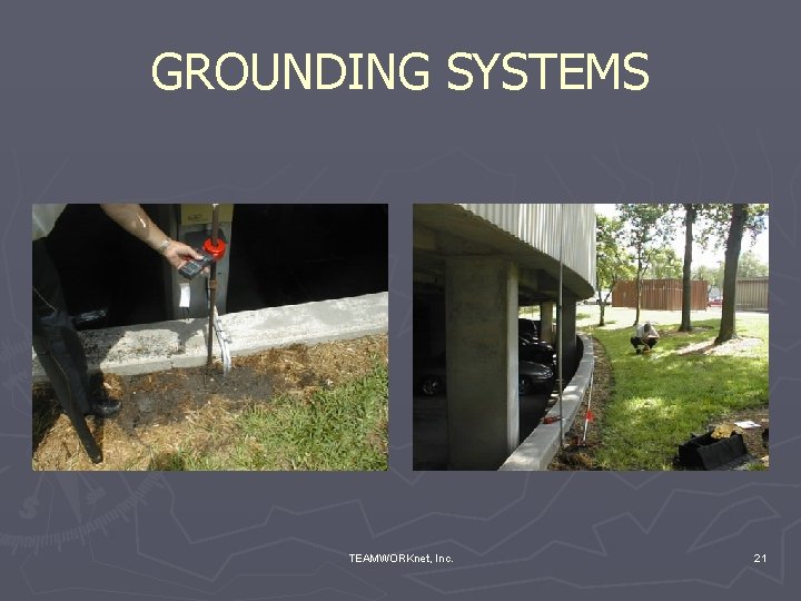 GROUNDING SYSTEMS TEAMWORKnet, Inc. 21 