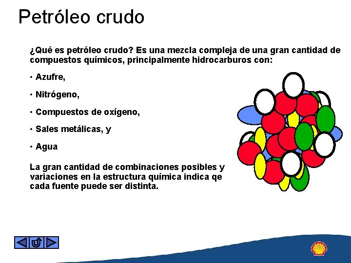 Petróleo crudo ¿Qué es petróleo crudo? Es una mezcla compleja de una gran cantidad