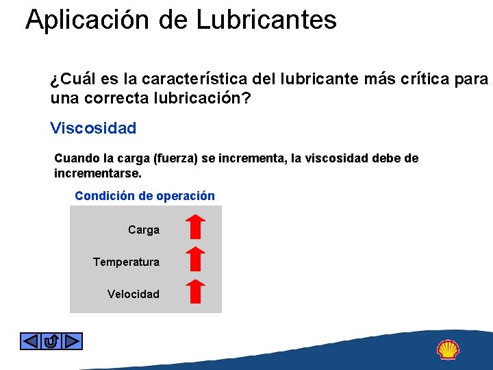 Aplicación de Lubricantes ¿Cuál es la característica del lubricante más crítica para una correcta
