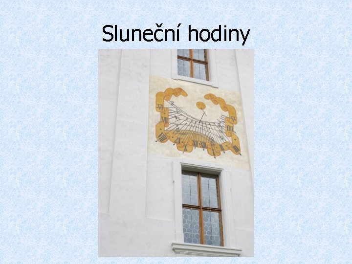 Sluneční hodiny 