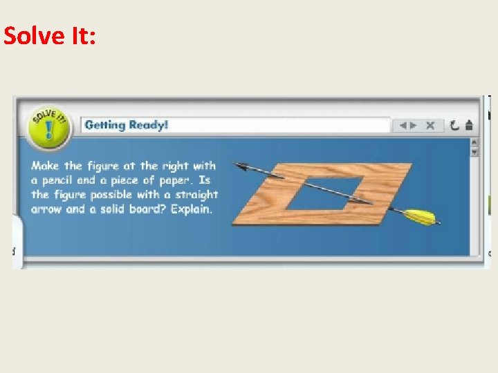 Solve It: 