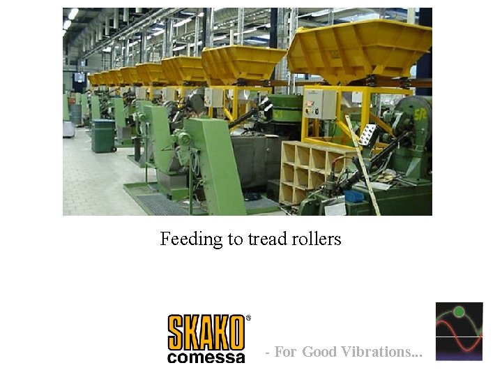Feeding to tread rollers - For Good Vibrations. . . 