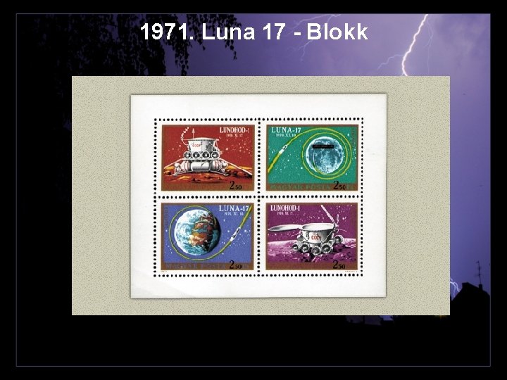 1971. Luna 17 - Blokk 