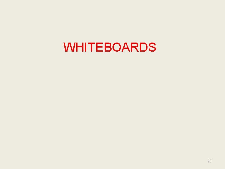 WHITEBOARDS 28 