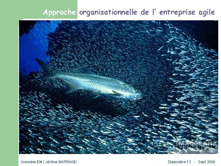 Approche organisationnelle de l’ entreprise agile Grenoble-EM / Jérôme BARRAND Diapositive 13 - Sept