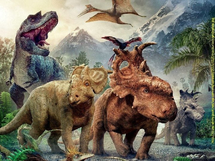 http: //www. ohmygeek. net/wp-content/uploads/2015/01/Dinosaurios-caminando. jpg 
