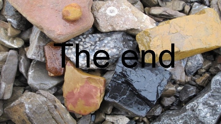 The end The end