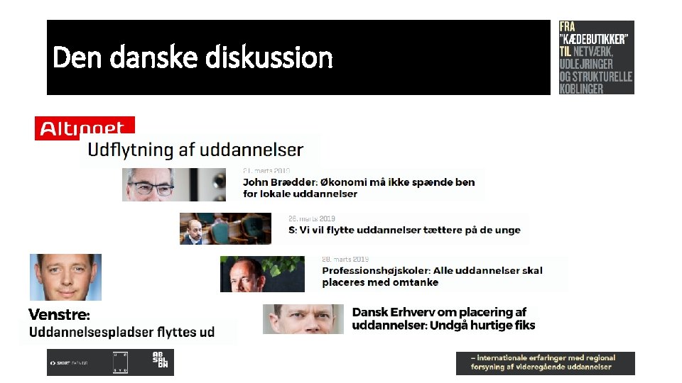 Den danske diskussion 