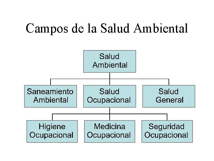 Campos de la Salud Ambiental 