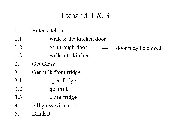 Expand 1 & 3 1. 1. 1 1. 2 1. 3 2. 3. 3.