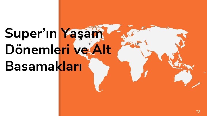 Super’ın Yaşam Dönemleri ve Alt Basamakları 73 