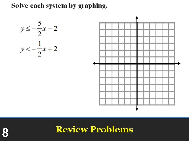8 Review Problems 