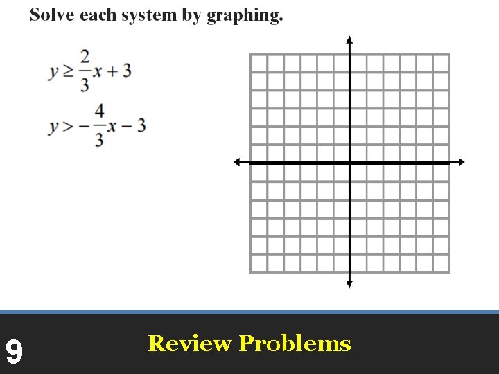 9 Review Problems 