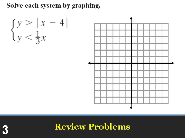 3 Review Problems 