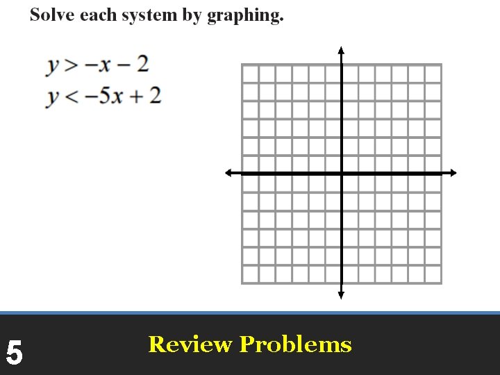 5 Review Problems 