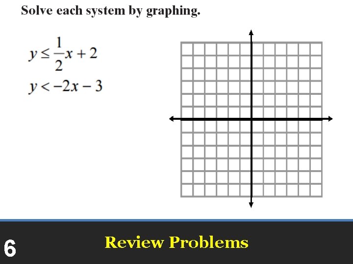 6 Review Problems 