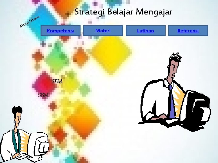 u Men Strategi Belajar Mengajar ma a t U Kompetensi SBM Materi Latihan Referensi