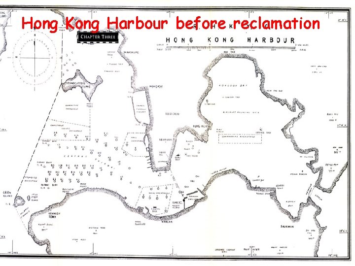 Hong Kong Harbour before reclamation 