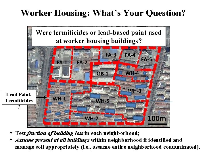 Worker Housing: What’s Your Question? Were termiticides or lead-based paint used at worker housing