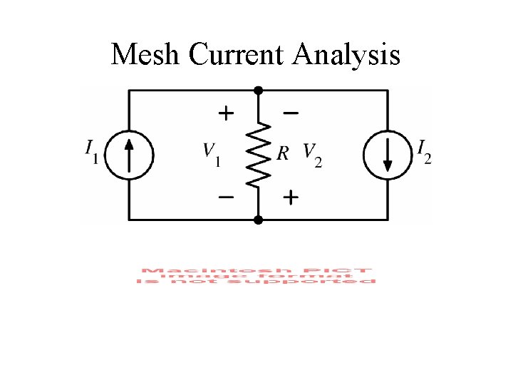 Mesh Current Analysis 