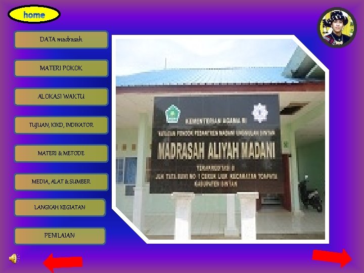 DATA madrasah MATERI POKOK ALOKASI WAKTU TUJUAN, KIKD, INDIKATOR MATERI & METODE MEDIA, ALAT