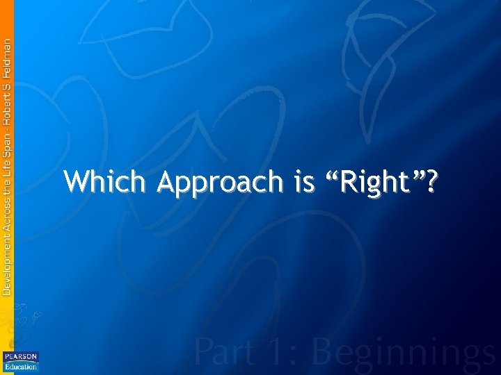 Which Approach is “Right”? 