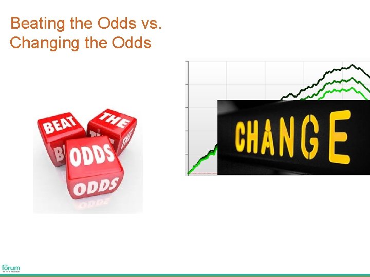 Beating the Odds vs. Changing the Odds 