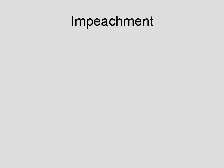 Impeachment 