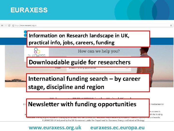 EURAXESS Information on Research landscape in UK, practical info, jobs, careers, funding Downloadable guide
