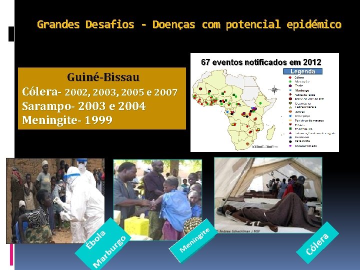 Grandes Desafios - Doenças com potencial epidémico Guiné-Bissau Cólera- 2002, 2003, 2005 e 2007