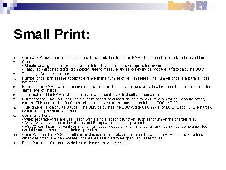 Small Print: 1. 2. 3. 4. 5. 6. 7. 8. 9. 10. 11. Company: