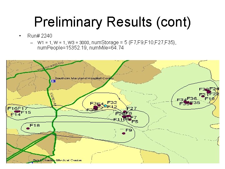 Preliminary Results (cont) • Run# 2240 – W 1 = 1, W 3 =