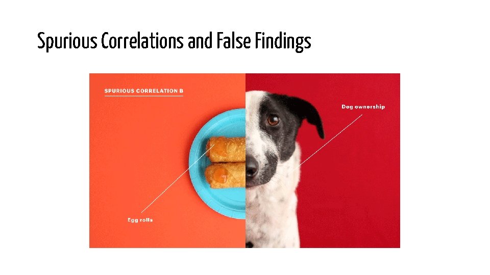 Spurious Correlations and False Findings 