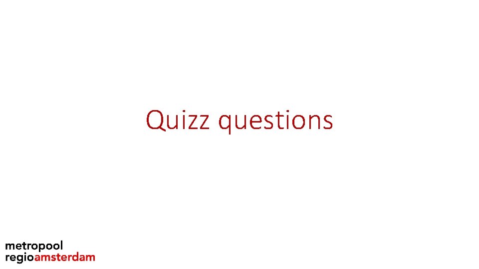 Quizz questions 