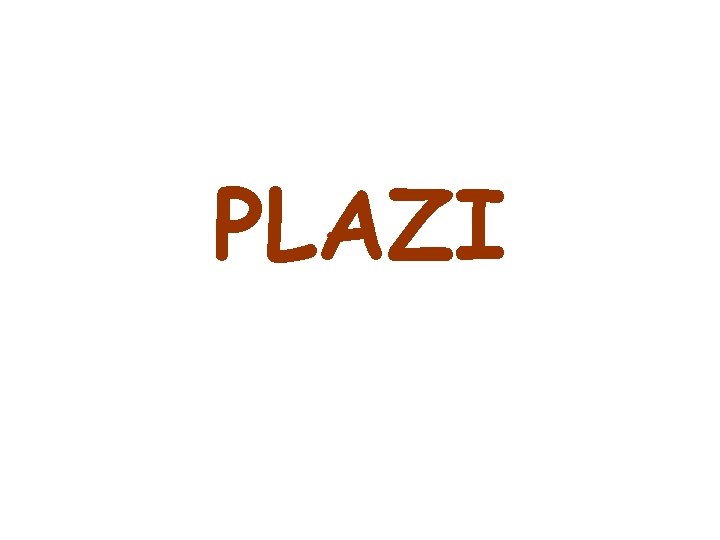 PLAZI 